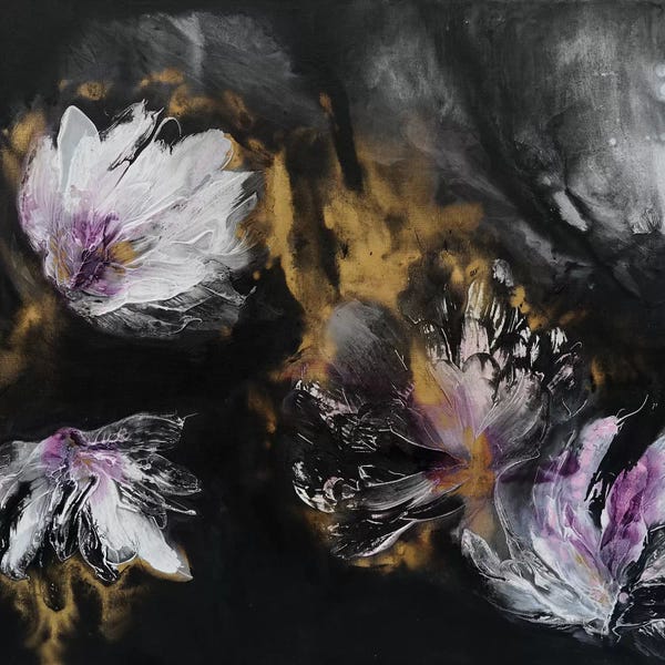 Glam Bedroom: There Is Beauty In The Dark I by Françoise Wattré