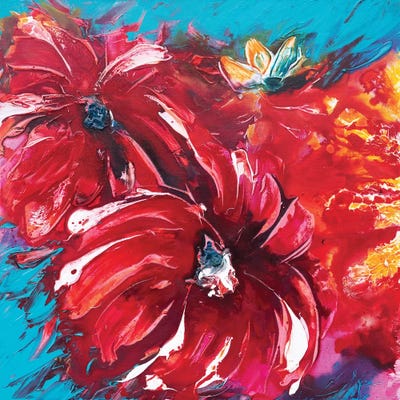 Tropical Garden I by Françoise Wattré canvas print