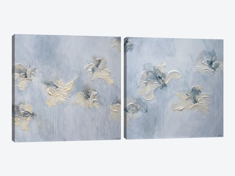 A New Morning Diptych by Françoise Wattré 2-piece Canvas Print