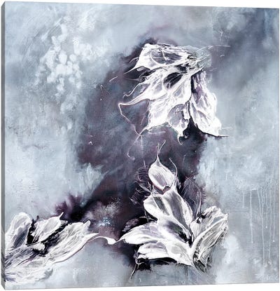 Fluffy Clouds On a Blustery Day Canvas Art Print - Françoise Wattré