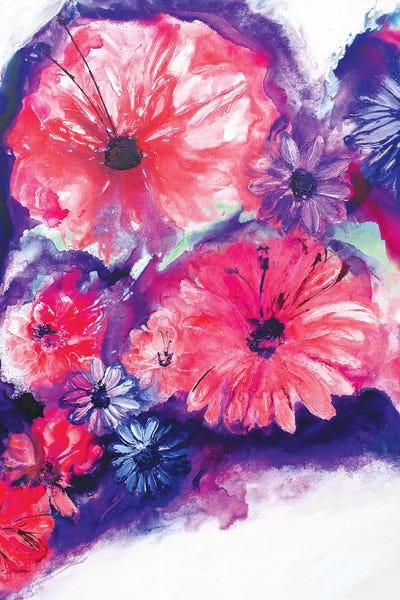 Sweet Tropical Heat I by Françoise Wattré framed canvas print