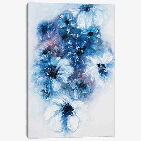 Blue Dreams Canvas Print #FWA7} by Françoise Wattré Canvas Art