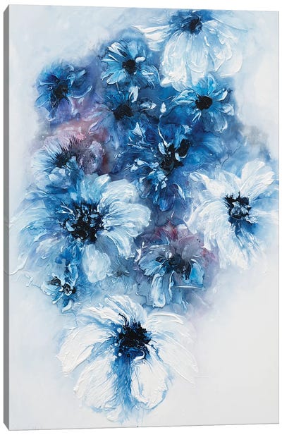 Blue Dreams Canvas Art Print - Françoise Wattré
