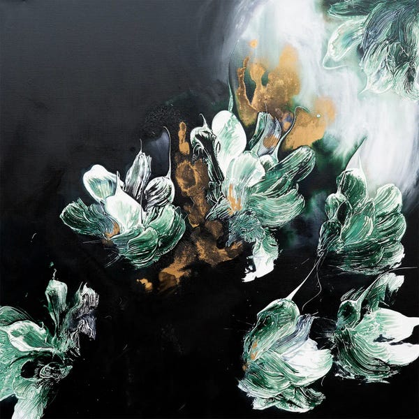 Textured Florals: Dance with me by Françoise Wattré