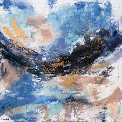 I Breathe The Winter Air by Françoise Wattré framed canvas print