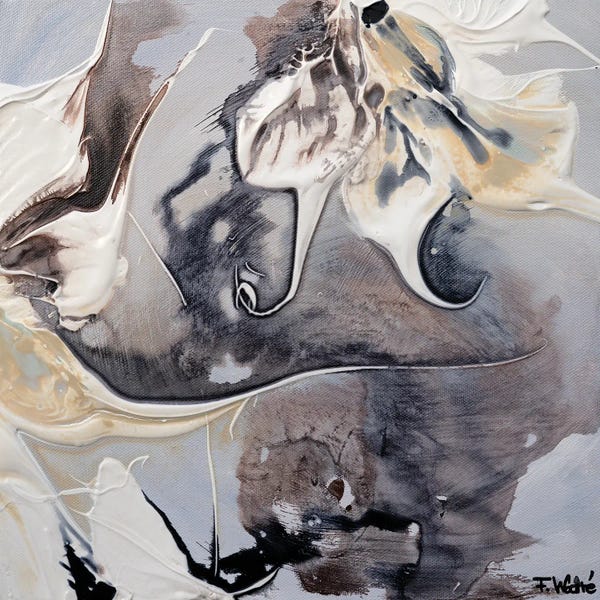 Black & White & Gold: The Soil Of Appreciation I by Françoise Wattré