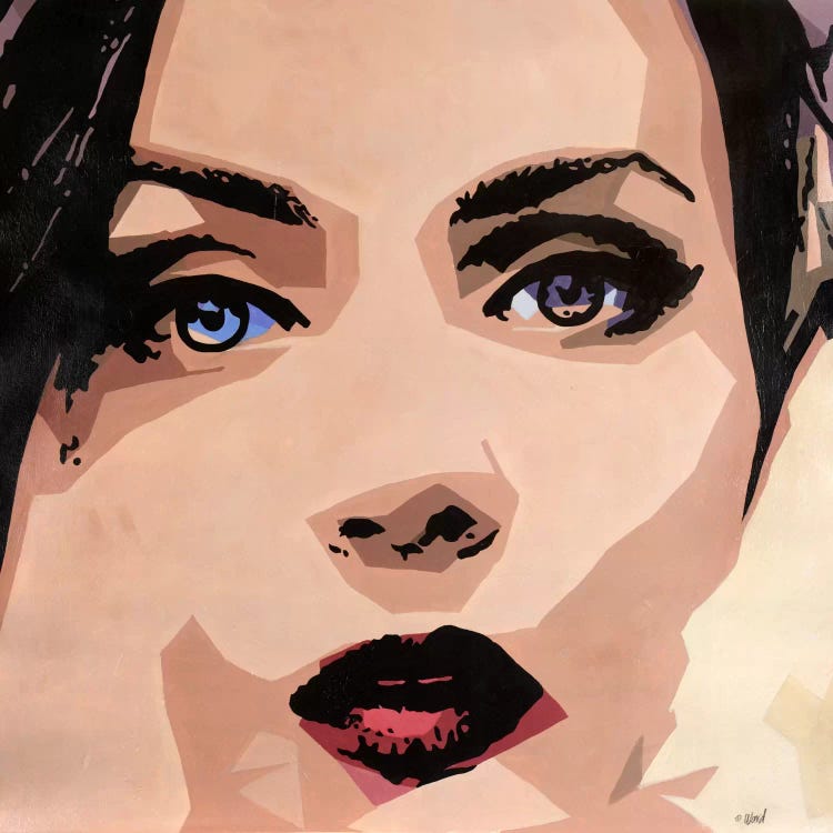 Blue Brown Eyed Girl by Francis Ward wall art