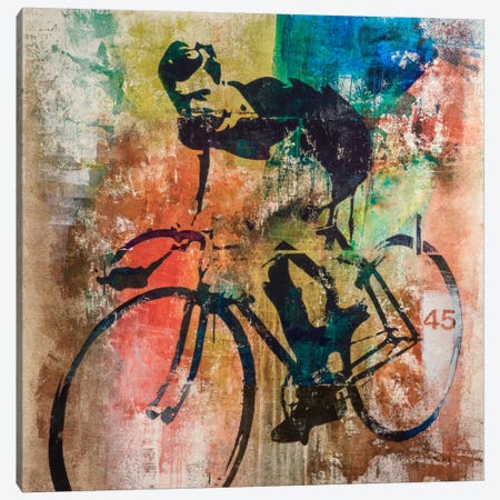 Bike Race Canvas Print #FWD1} by Francis Ward Canvas Artwork