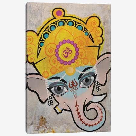 Ganesh Canvas Print #FWD24} by Francis Ward Canvas Wall Art