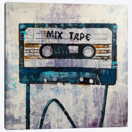 Mix Tape Canvas Print #FWD2} by Francis Ward Canvas Wall Art