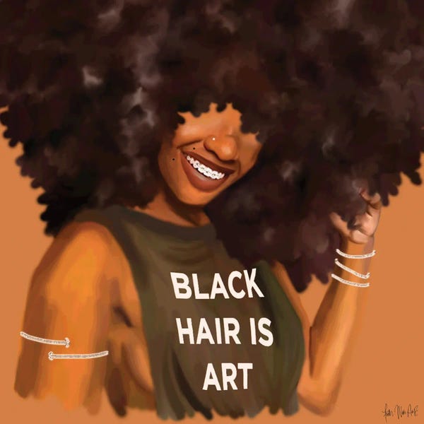 Women's Tops: Black Hair by Faith with an E