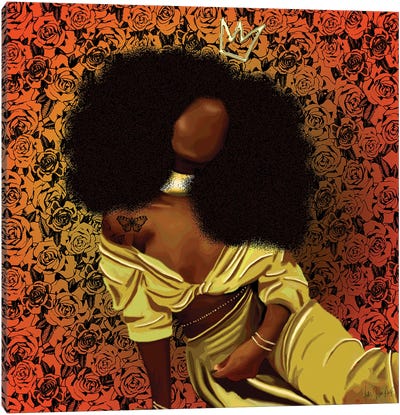 Dominique Canvas Art Print - #BlackGirlMagic