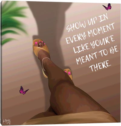 Moments Canvas Art Print - Monarch Butterflies