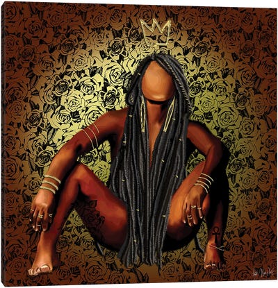 Queen Dread Canvas Art Print - #BlackGirlMagic