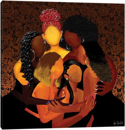 Sister Squad Canvas Art Print - Diversity