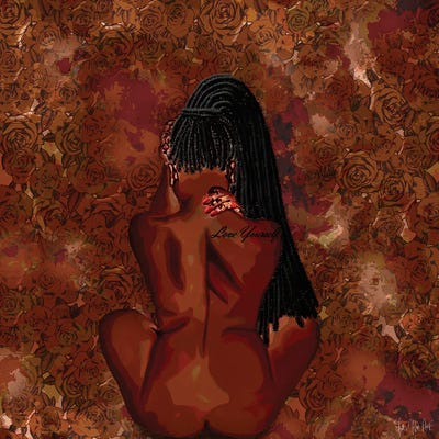 Love Yourself by Faith with an E canvas print