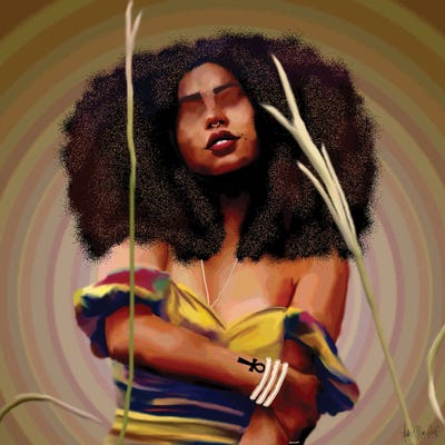 Sativa by Faith with an E canvas print