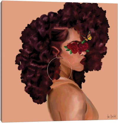Ivy Canvas Art Print - Monarch Metamorphosis