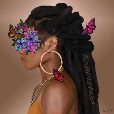 Zuri by Faith with an E art print