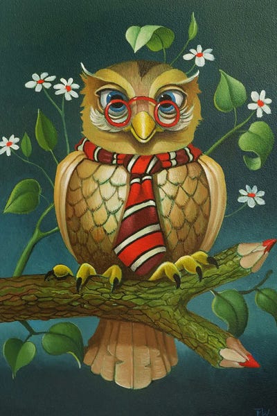 Teachers: Professor Owl by Frank Warmerdam