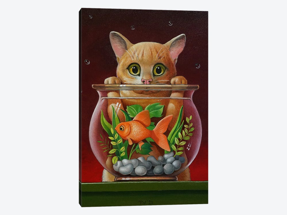 Not For The Cat by Frank Warmerdam 1-piece Canvas Wall Art