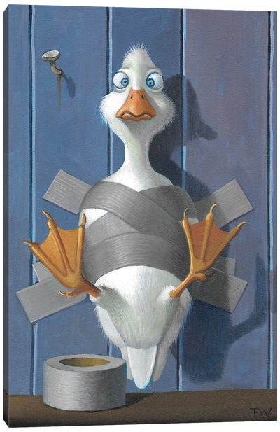 Duck Tape Canvas Art Print - Frank Warmerdam