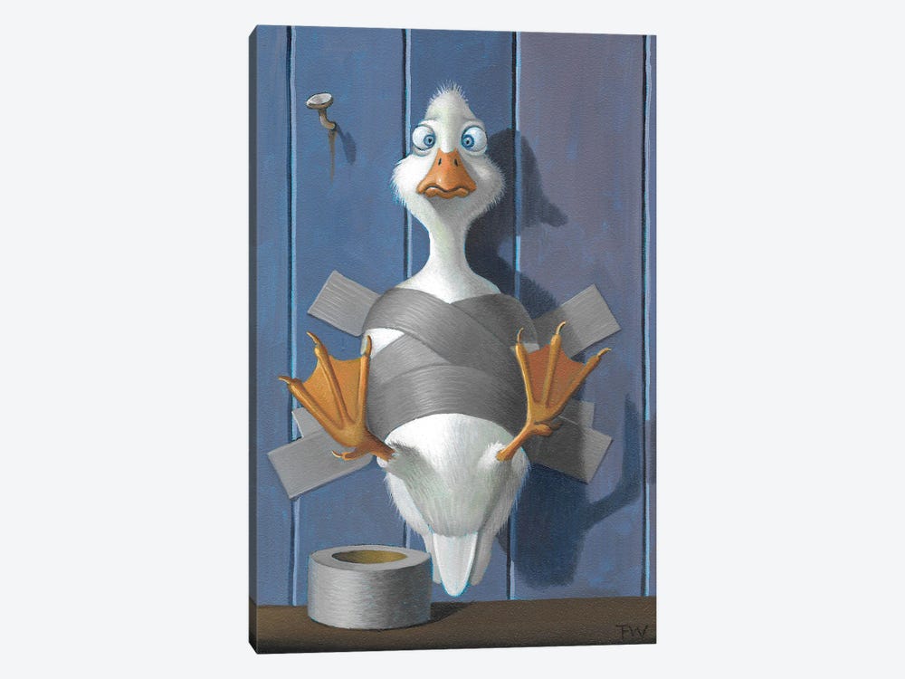 Duck Tape by Frank Warmerdam 1-piece Canvas Print
