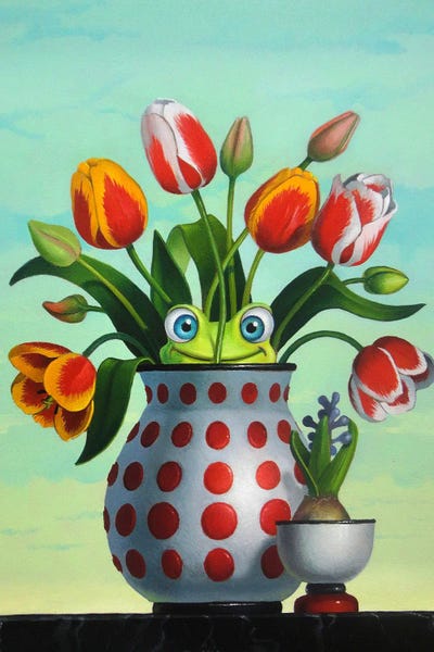 Frogs: Hide And Seek by Frank Warmerdam