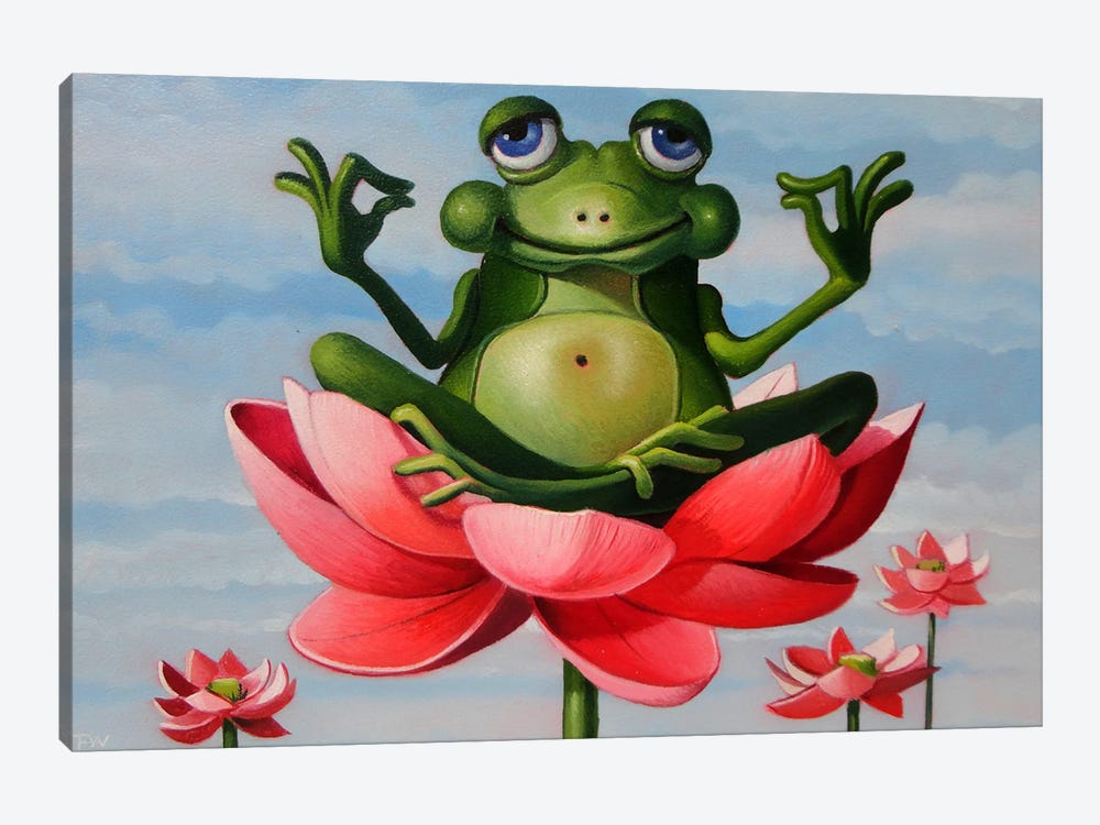Lotus Looks by Frank Warmerdam 1-piece Canvas Wall Art