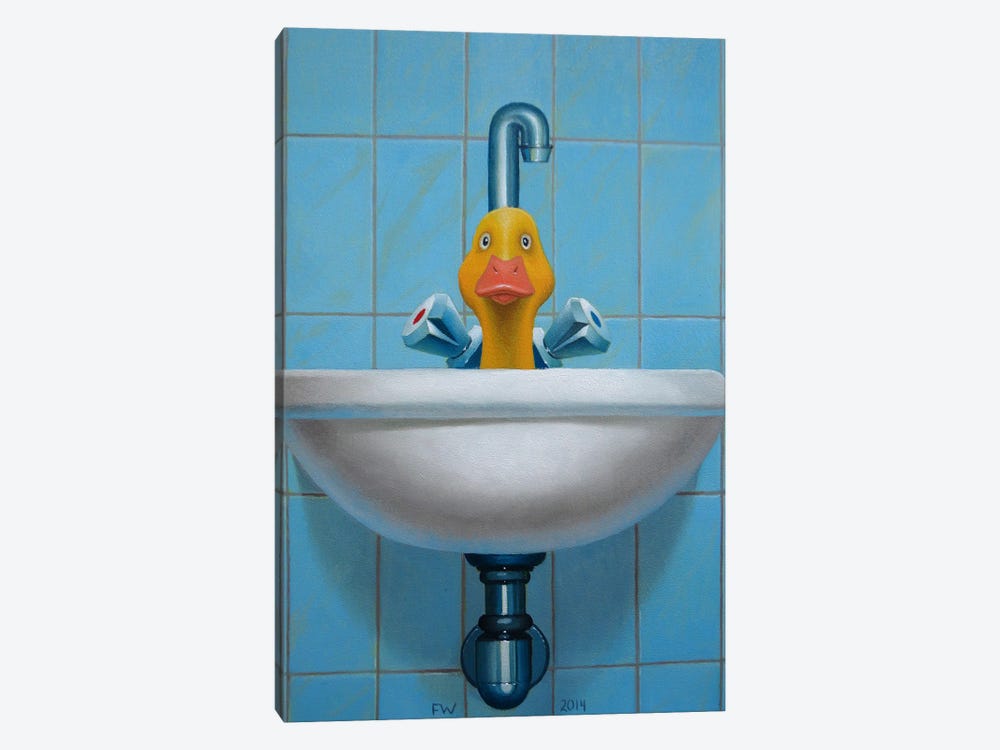Bather by Frank Warmerdam 1-piece Canvas Art Print