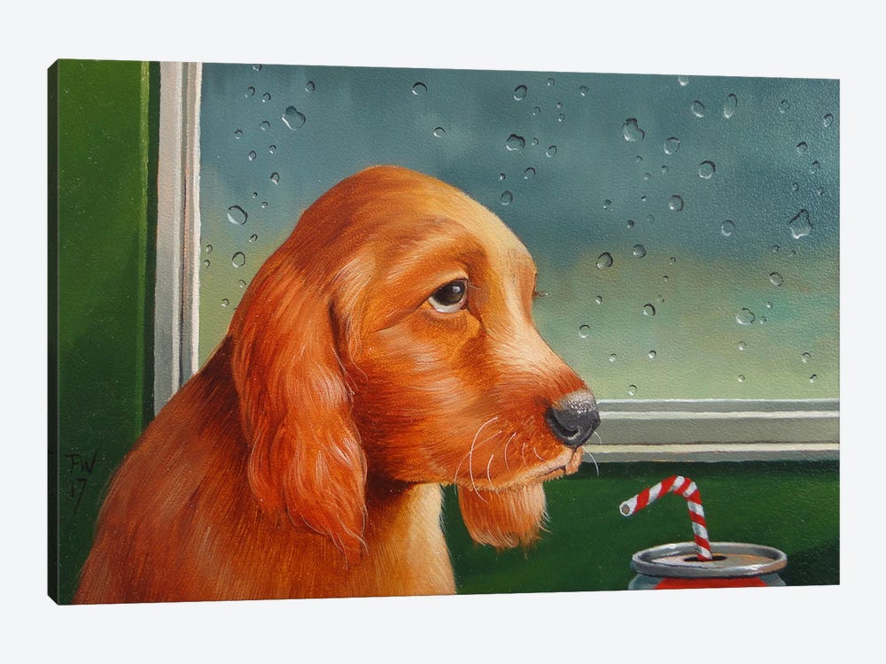 Raining Cats And Dogs by Frank Warmerdam 1-piece Canvas Art Print