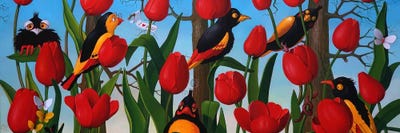 Birds In Spring by Frank Warmerdam acrylic art print