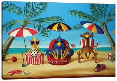 It's Vacation Canvas Art Print - Frank Warmerdam