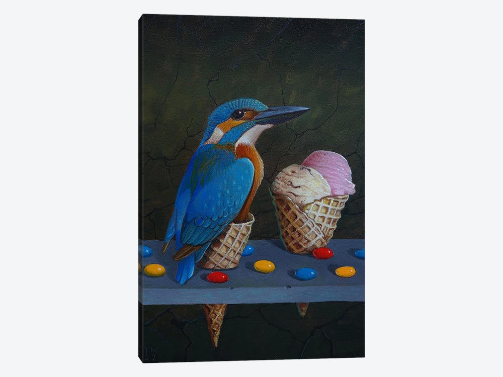 Kingfisher Blue by Frank Warmerdam 1-piece Art Print