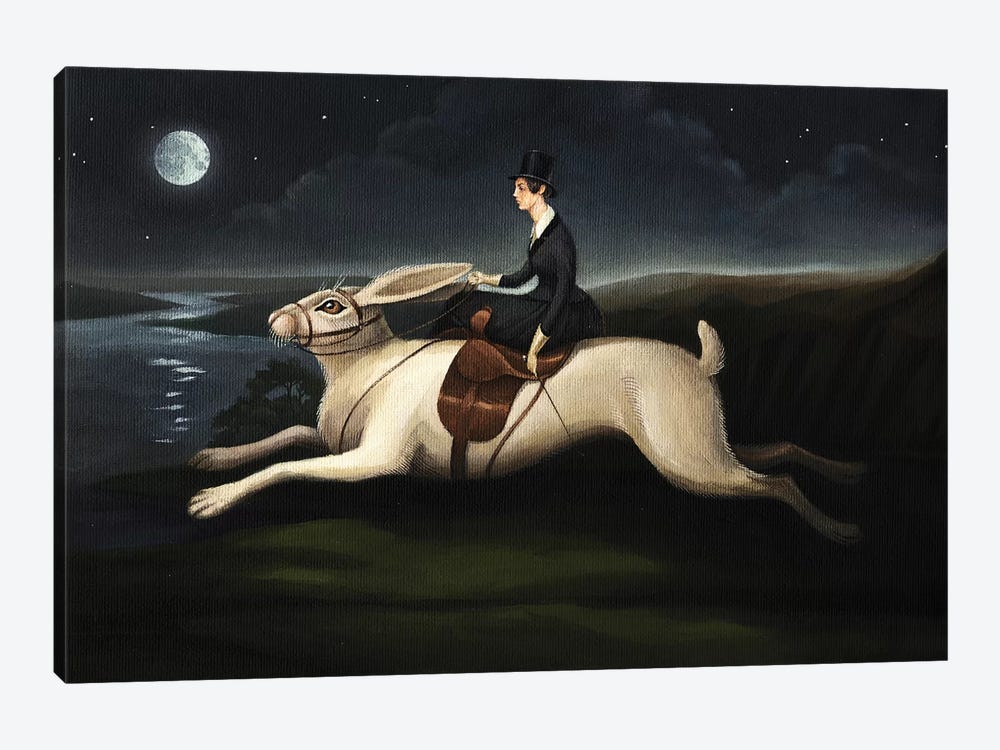 Night Rider by Foxy & Paper 1-piece Canvas Wall Art