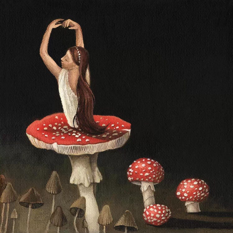 Ballerina by Foxy & Paper wall art