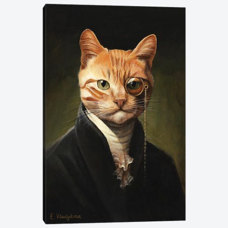Sir Ginger O'Sullivan Canvas Print #FXP21} by Foxy & Paper Canvas Art Print