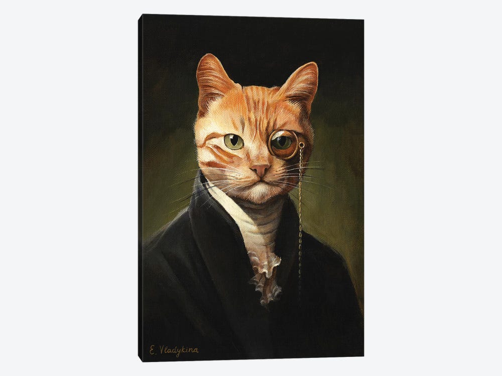 Sir Ginger O'Sullivan by Foxy & Paper 1-piece Canvas Print