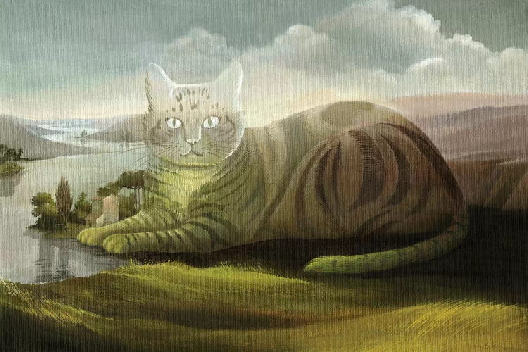 The Cat by Foxy & Paper wall art