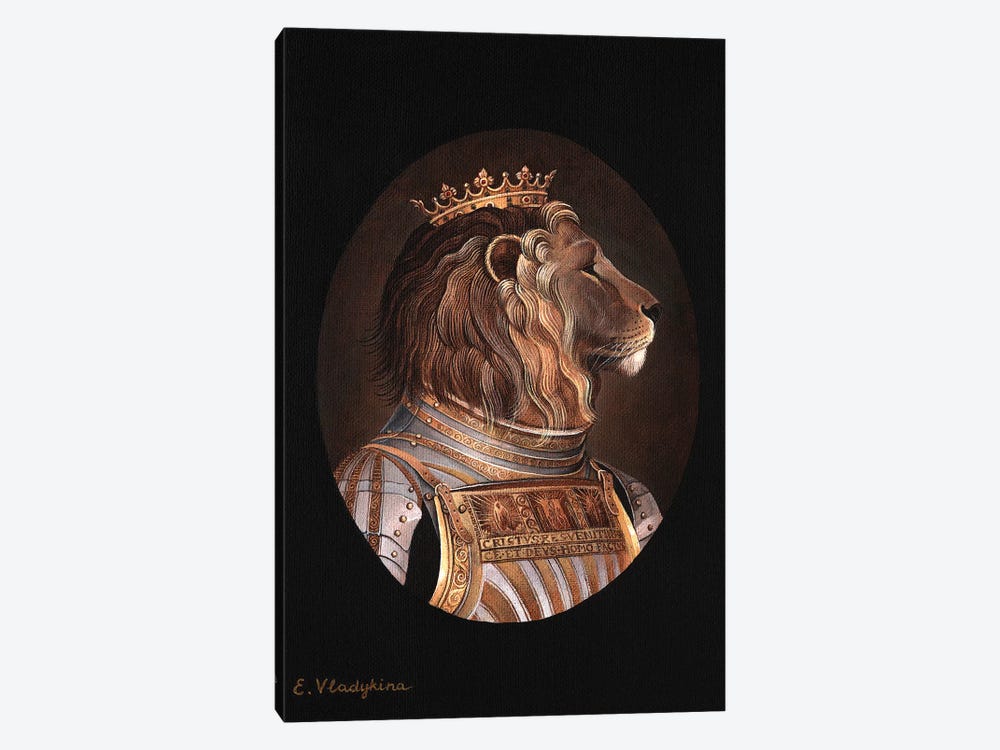 The King by Foxy & Paper 1-piece Canvas Art Print