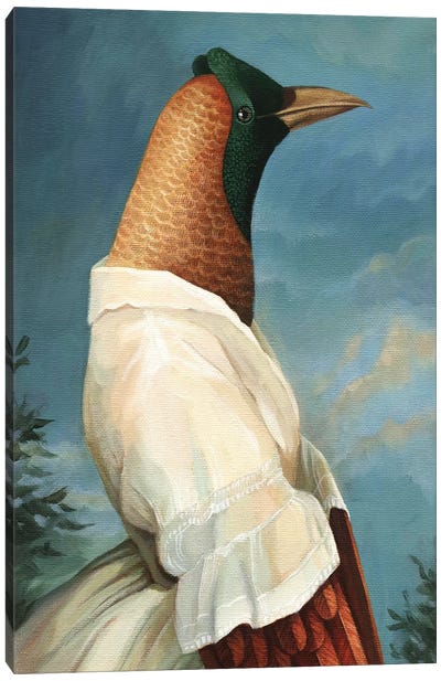 Bird of Paradise Canvas Art Print - Foxy & Paper