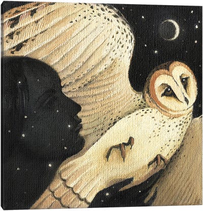Silent Night Canvas Art Print - Foxy & Paper