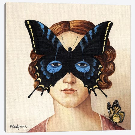 Butterfly Canvas Print #FXP4} by Foxy & Paper Canvas Print