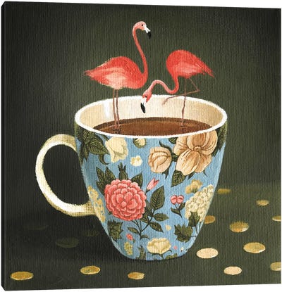 Cup of Tea Canvas Art Print - Foxy & Paper
