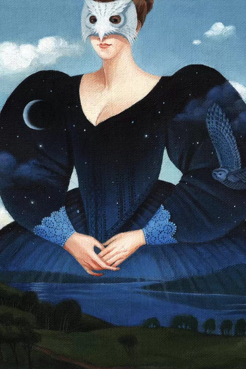 Evening Dress by Foxy & Paper wall art
