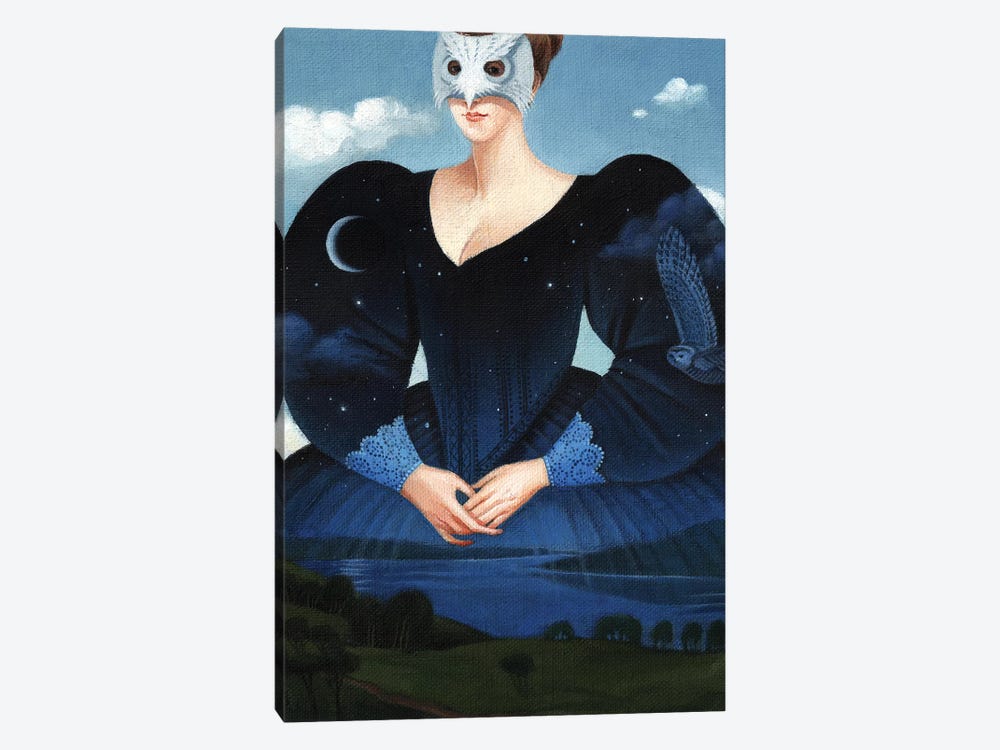 Evening Dress by Foxy & Paper 1-piece Canvas Wall Art