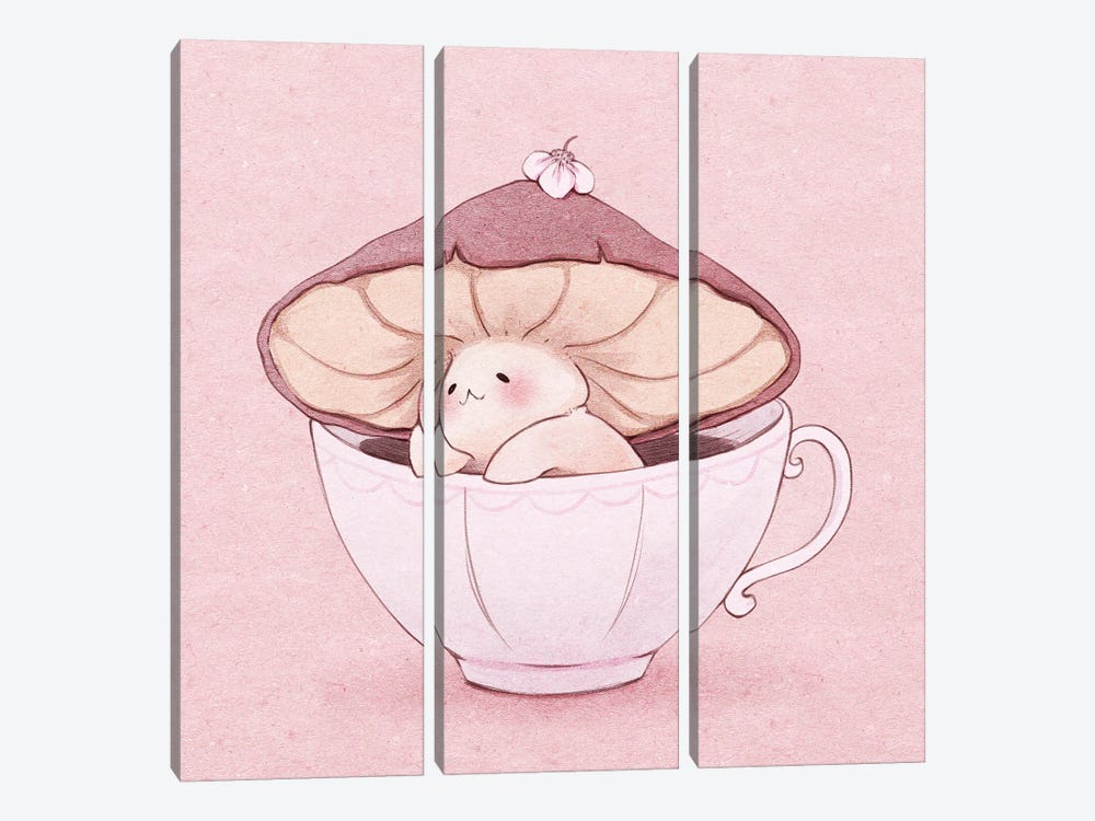 Coffee Bath by Fairydrop Art 3-piece Canvas Artwork