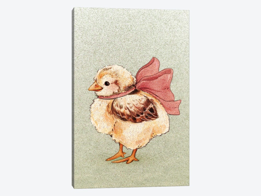 Cute Chicken by Fairydrop Art 1-piece Canvas Print