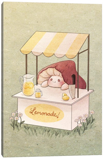 Lemonade Stand Canvas Art Print - Fairydrop Art