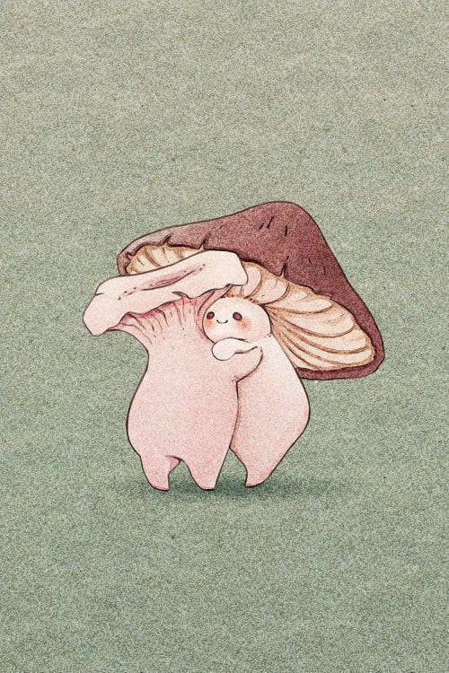 Friendly Mushroom Hug